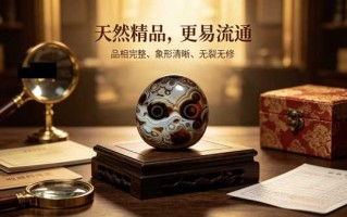 天眼缠丝玛瑙象形石：一石藏脸谱，戈壁亿万年天成的画面奇石