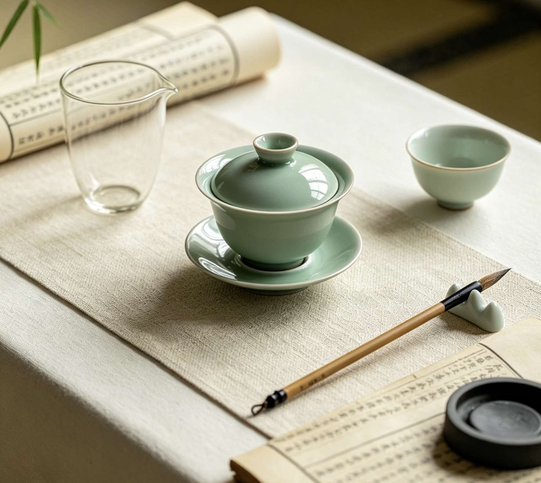 书香文墨茶席｜文人风雅茶席