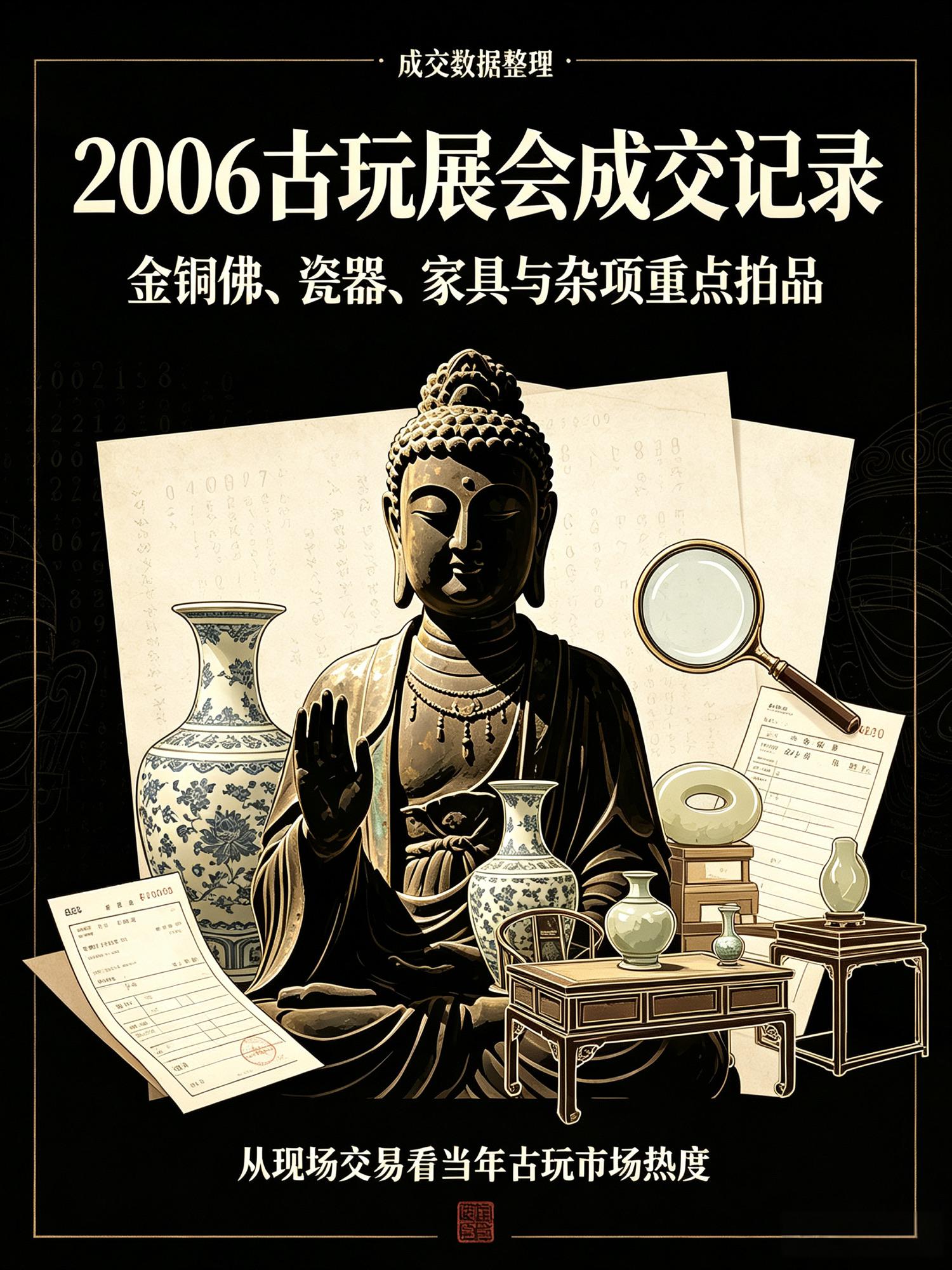 2006第九届北京中国古玩艺术品博览会 完整成交记录（官方权威数据）