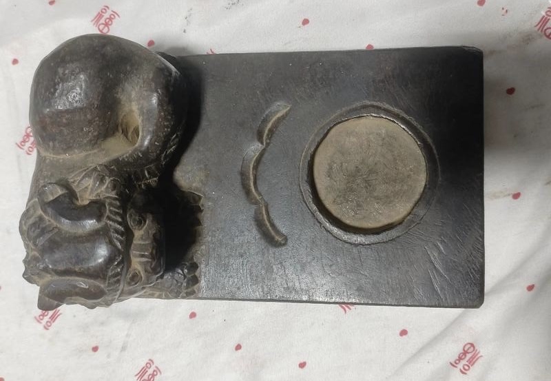 老砚台造假套路全拆解，新手避开杂石仿老坑砚深坑