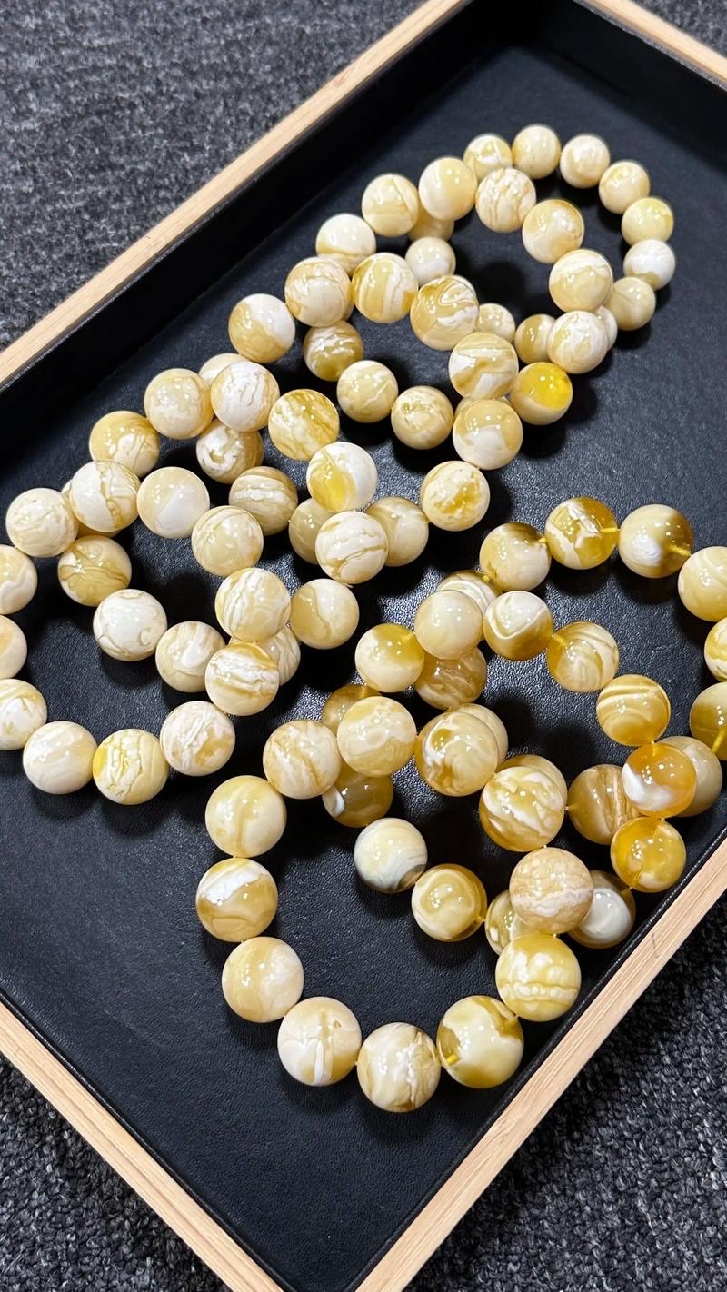蜜蜡全套优化造假，烤色、二代压制、水煮、塑料仿品鉴别