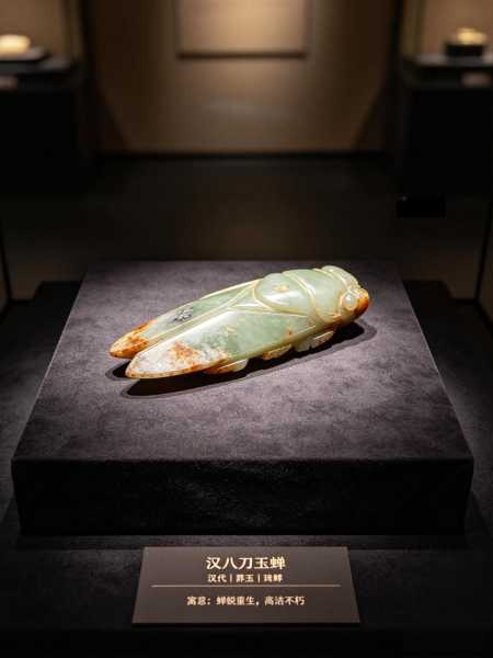 一刀藏千秋：读懂汉八刀玉蝉，对比商汉治玉工艺之辨