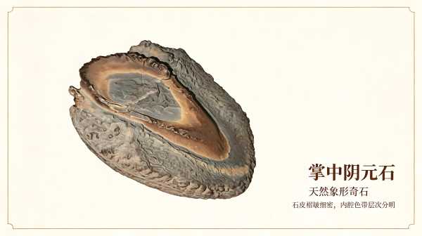 掌中天然阴元石：藏于方寸间的天地玄牝