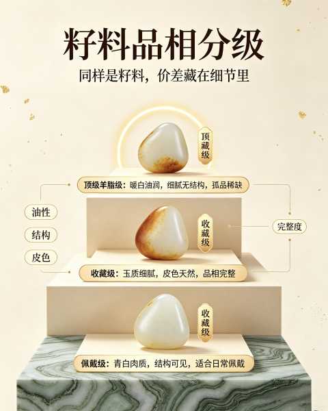 和田玉籽料价差悬殊：数百至数十万每克的定价真相