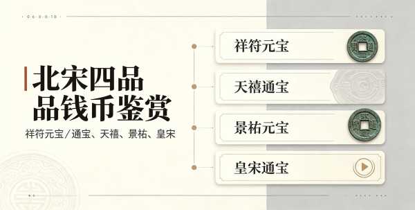 宋五帝钱 + 清五帝钱完整鉴别指南