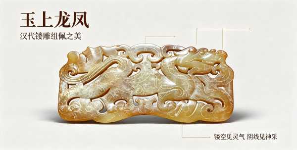 镂雕龙凤玉珩：汉代玉作的浪漫与风骨