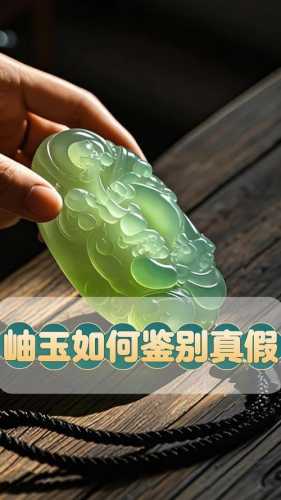 岫玉水头纹理辨识，天然絮纹棉杂与机器压制假纹破绽解析