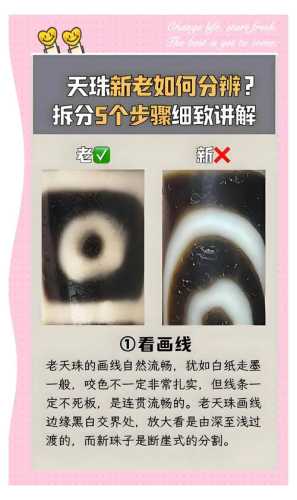 天珠皮壳包浆科普，天然老包浆与人工做旧区别