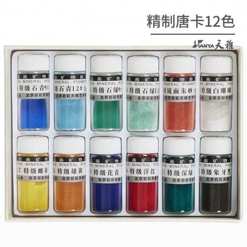 天然矿物颜料唐卡科普，颜料辨别唐卡品质