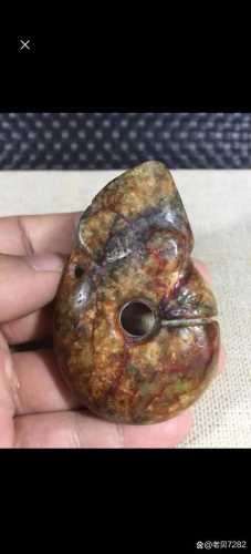 古玉鉴定入门，肉眼观察古玉沁色真假要点
